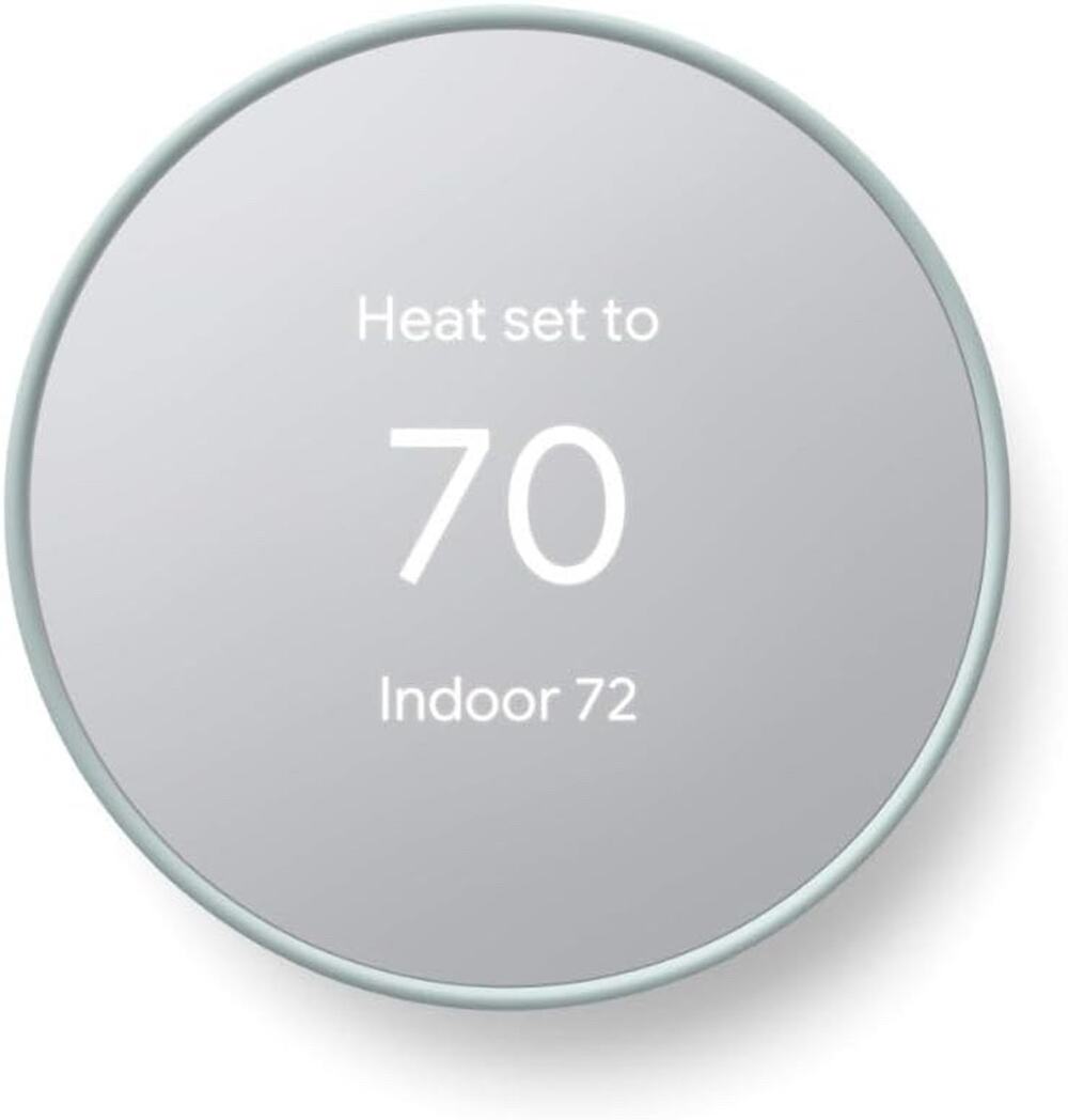 Google Nest G4CVZ Programmable Wi-Fi Thermostat Fog Gray Sealed In Open Box